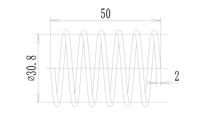 压缩弹簧1 尺寸