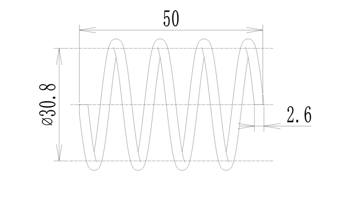 压缩弹簧3尺寸