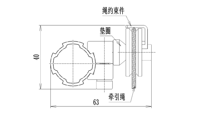 功能辅件B与U槽滑轮套件尺寸